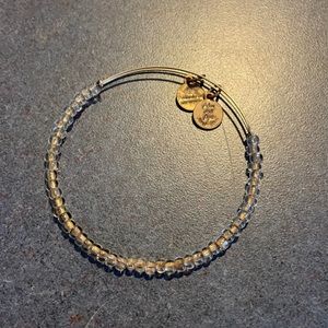 Alex and Ani Clear Beaded Bracelet